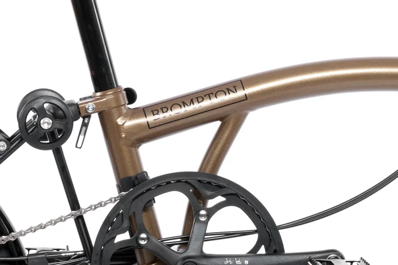 Brompton M4R P Line Urban 2024 Folding Bike - Bronze Sky 50T-3